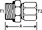 -5 M-ORB X 1/4" F-NPSM