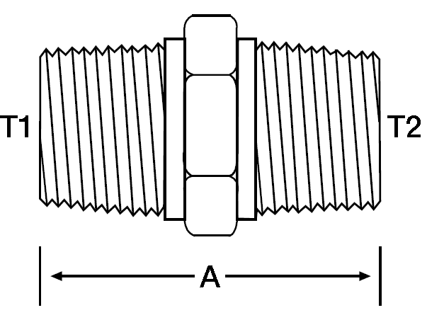 1/4" M-NPT X 3/8" M-BSPT