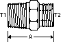 1/4" M-NPT X 1/2" M-BSPP