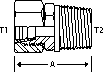 8MM TUBE X -4 M-BSPT- HEAVY