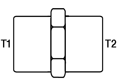 1" F-BSPP X 1" F-BSPP