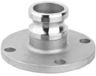 2" Aluminum Flange x Male Camlock