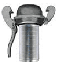 4" Male Ball x Machine Shank (KC)