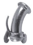 12" Male Ball x 12" Female Socket 45Ë
