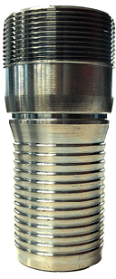 6" Crimp NPT KC Nipple -Steel