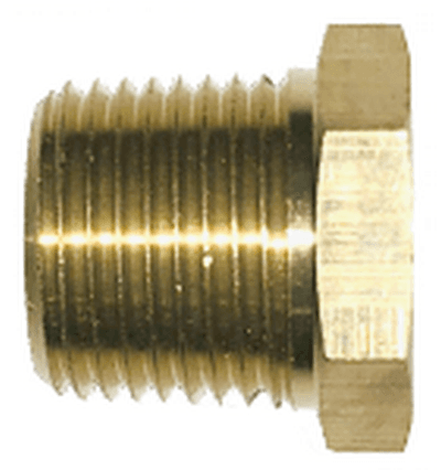 1/2" x 1/8" Brass Reducing Bushing
