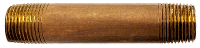 3/8" x 2" Brass Nipple