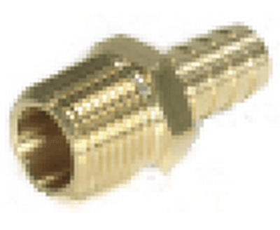 1/2" Brass Barb x 3/4" Male NPT