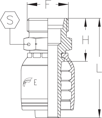 1-1/4" INSERT X CES MALE M52 X 2.0