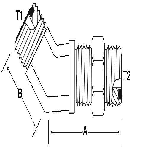45 DEGREE -24 M-ORFS X -24 M-ORFS