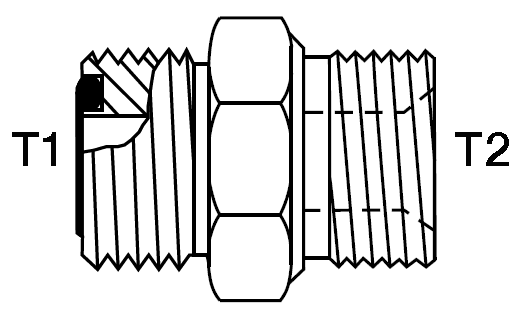 -20 M-ORFS X 1" M-BSPP