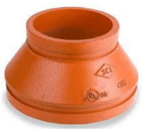 Grooved 6" x 4" Concentric Reducer