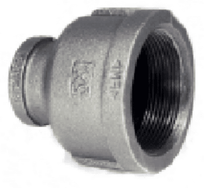 1-1/2" x 3/4" Black Iron Reducing