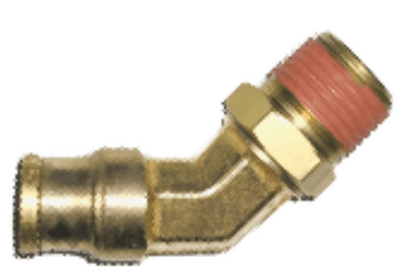 DOT PC 45 DEG 1/2" TUBE X 3/8"M-NPT