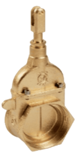 6" Stem Gate Valve - Double Hex