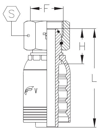 3/4" INSERTX 1" FEMALE BSPP