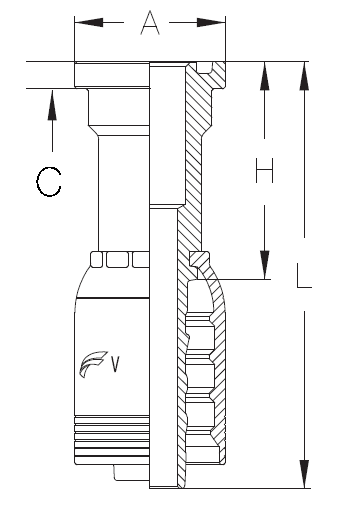 1" INSERT X 3/4" FLG CODE 61