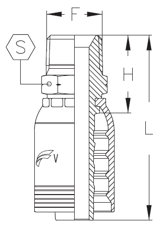 1" INSERT X 1-1/4 MALE NPT