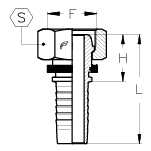 3/8" INSERT X M24 X 1.5 FEMALE FRENCH