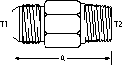 -6 MJIC X 1/8 MNPT LONG ADAPTER