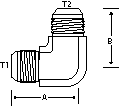 FRG 90 -3 M JIC X -3 M JIC ADAPTER