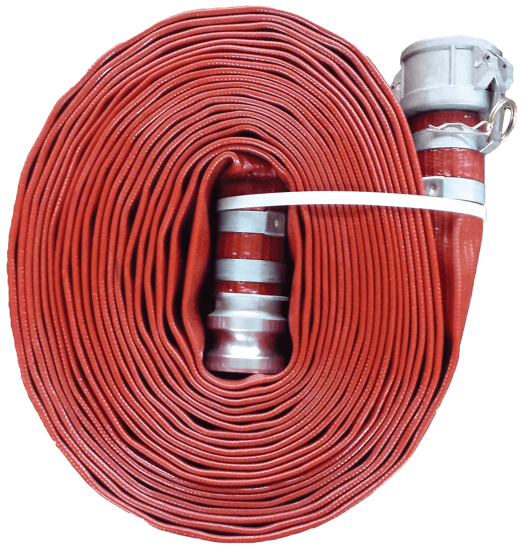 6" x 50' Red/Brown PVC Assembly