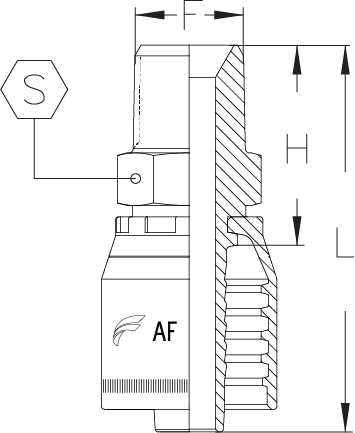 3/4" INSERT X 1/2" MALE NPT