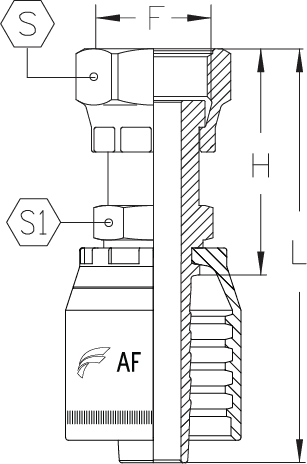 3/4" INSERT X -12 FEMALE ORFS