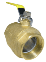 2 1/2" BRASS FP BALL VALVE 400 WOG, CGA