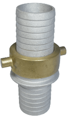 2-1/2" Aluminum W/ Brass Swivel Nut