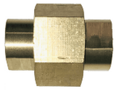 1/8" Brass Union Coupling