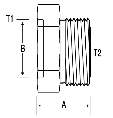 -6 BORE X 1/2" M-ORFS BRAZE ON