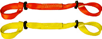 30" - 3 PLY Yellow Nylon Whip Check