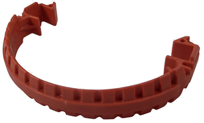 4" Safety Locks - Orange