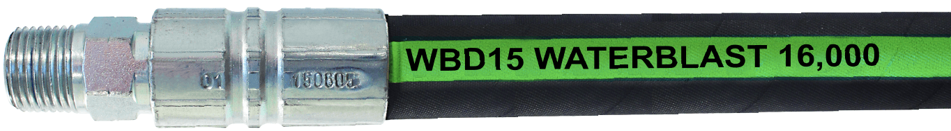 1/2" x 10' 16K waterblast Assy
