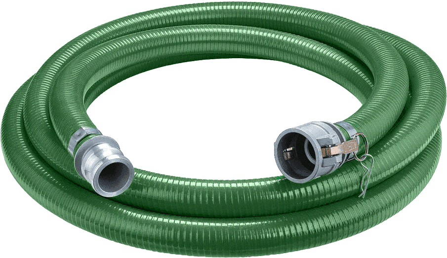 3"x25' Green PVC Suction CPLD CxE